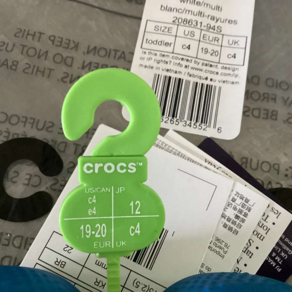 CROCS PJ Masks Classic Clog, baby size 4